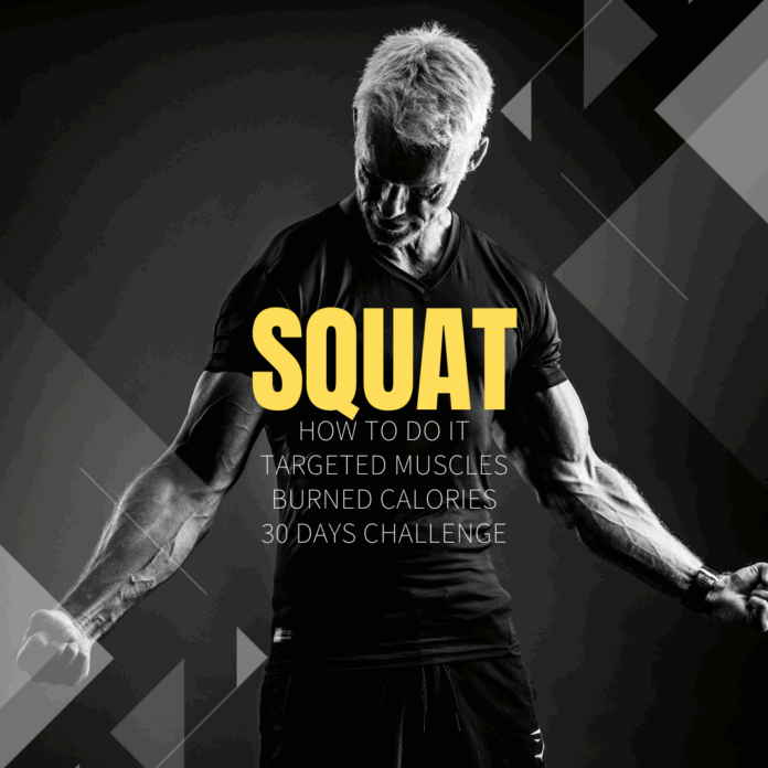 Squat exercise post
